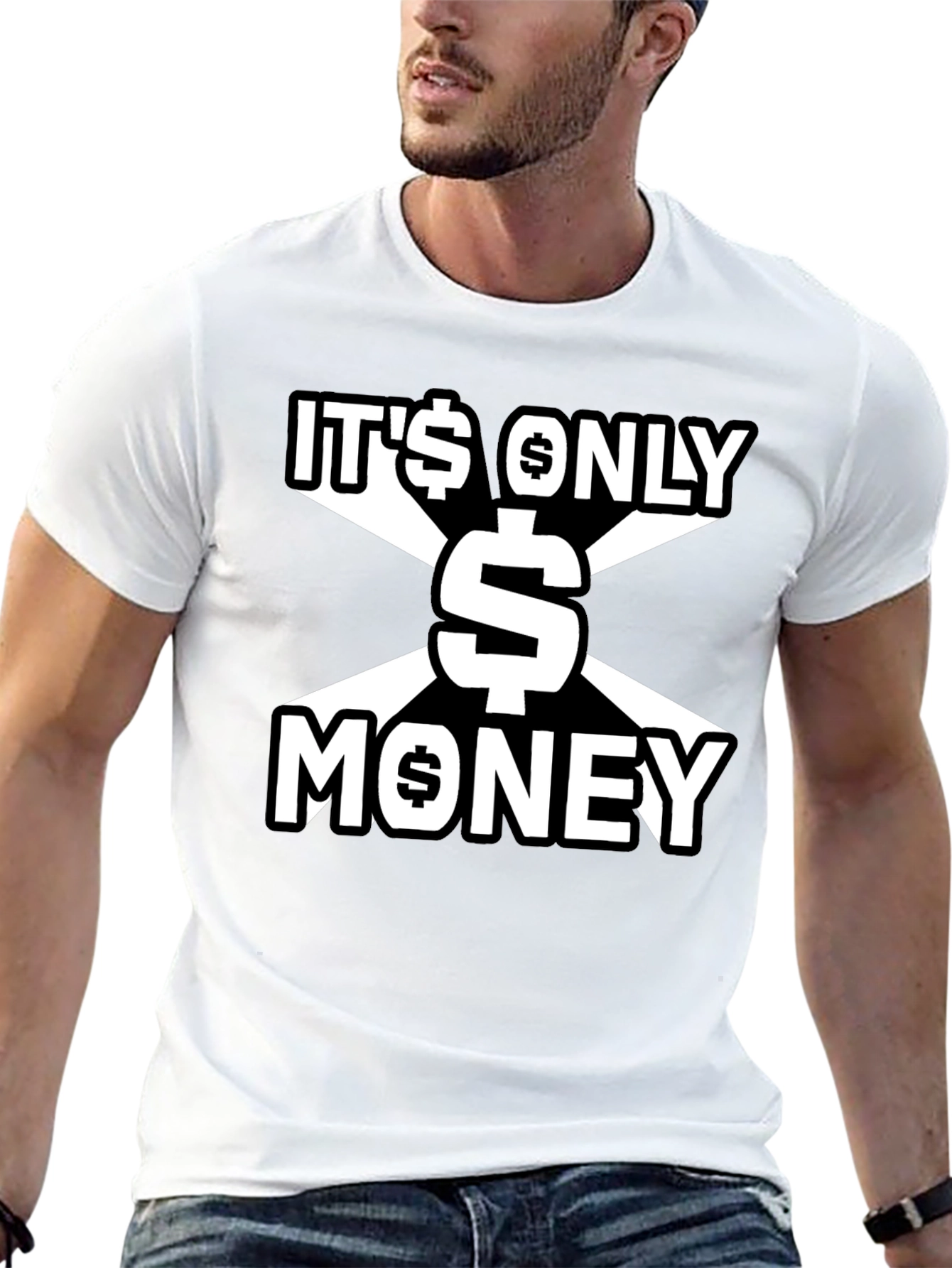 Its Only Money Graphic Tee - Black