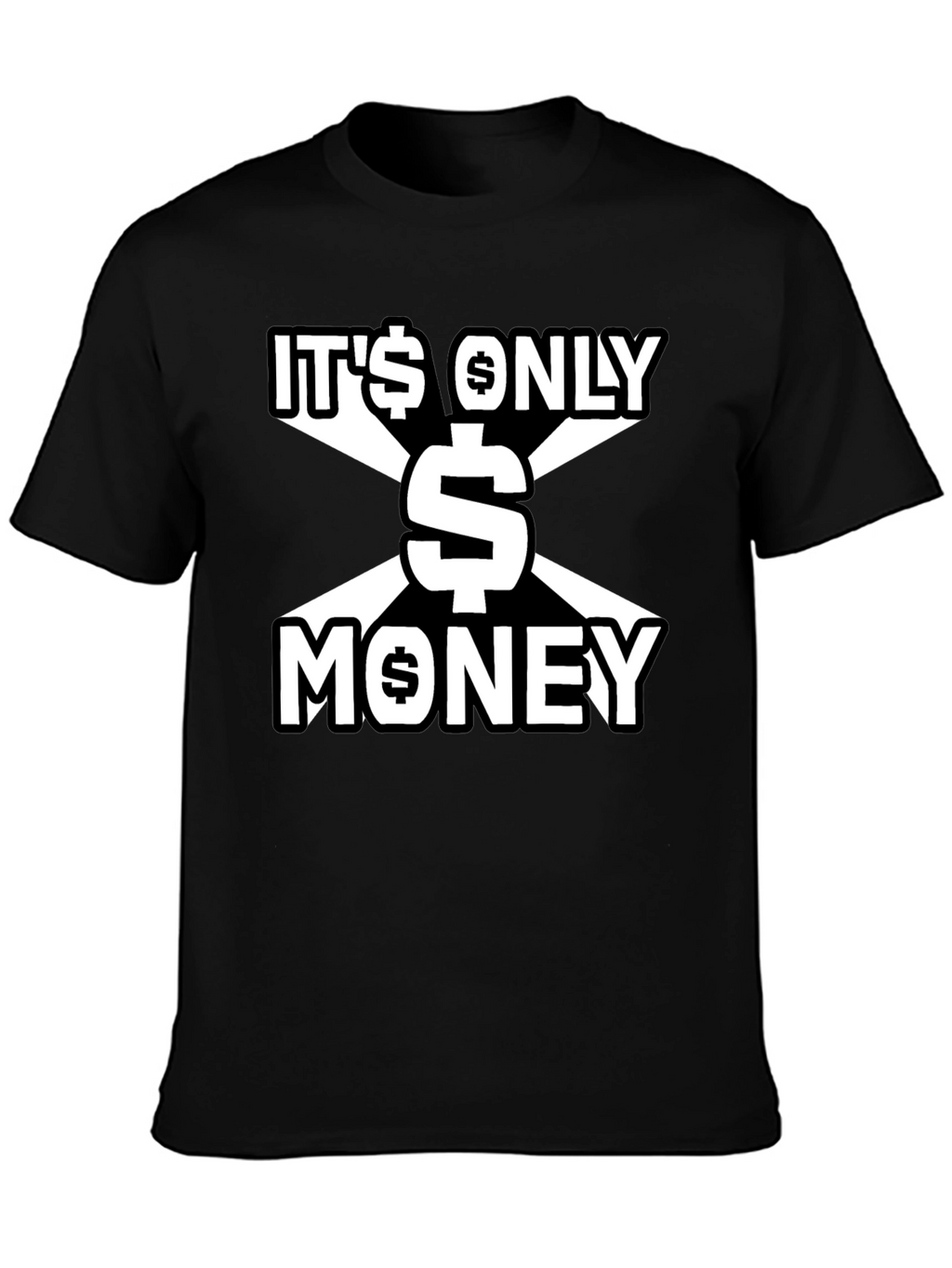 Its Only Money Graphic Tee - Black