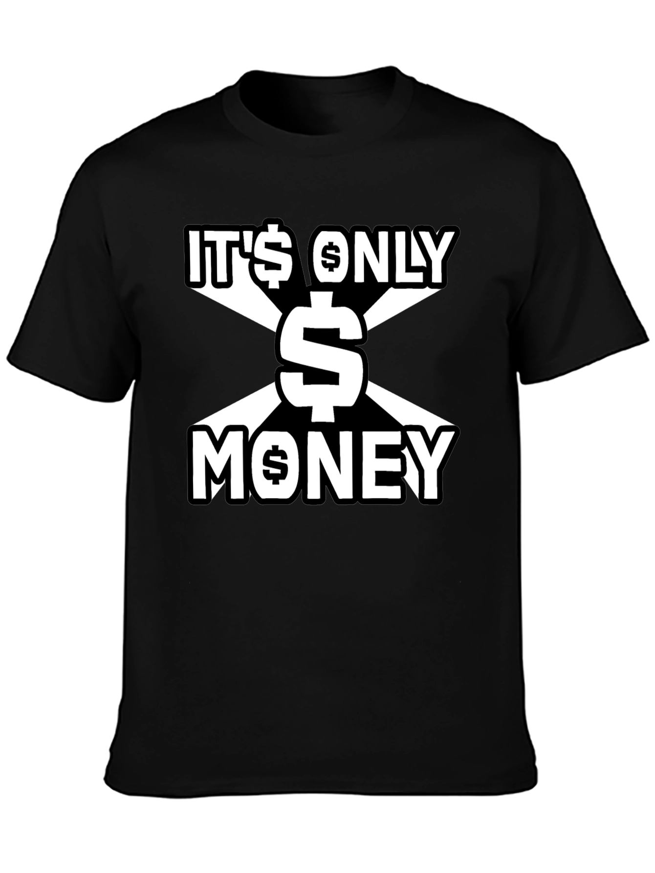Its Only Money Graphic Tee - Black