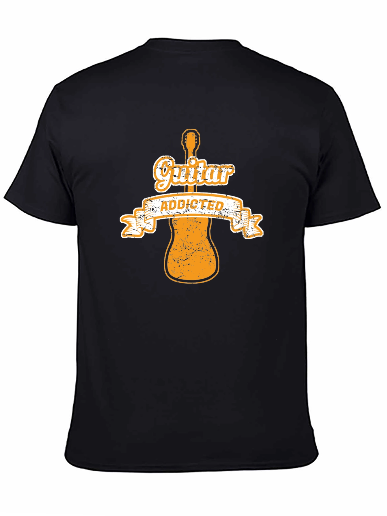 Guitar Addicted Graphic Tee - Musician T-Shirt
