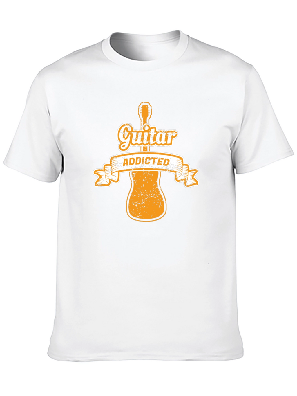 Guitar Addicted Graphic Tee - Musician T-Shirt