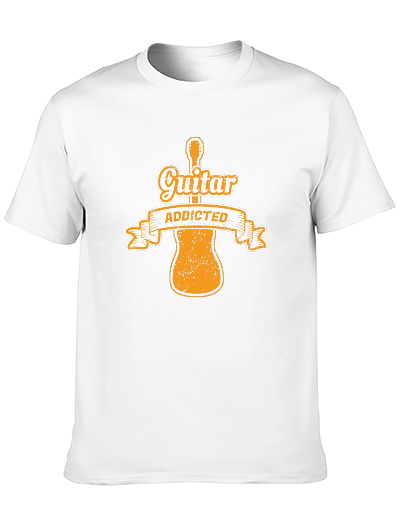 Guitar Addicted Graphic Tee - Musician T-Shirt