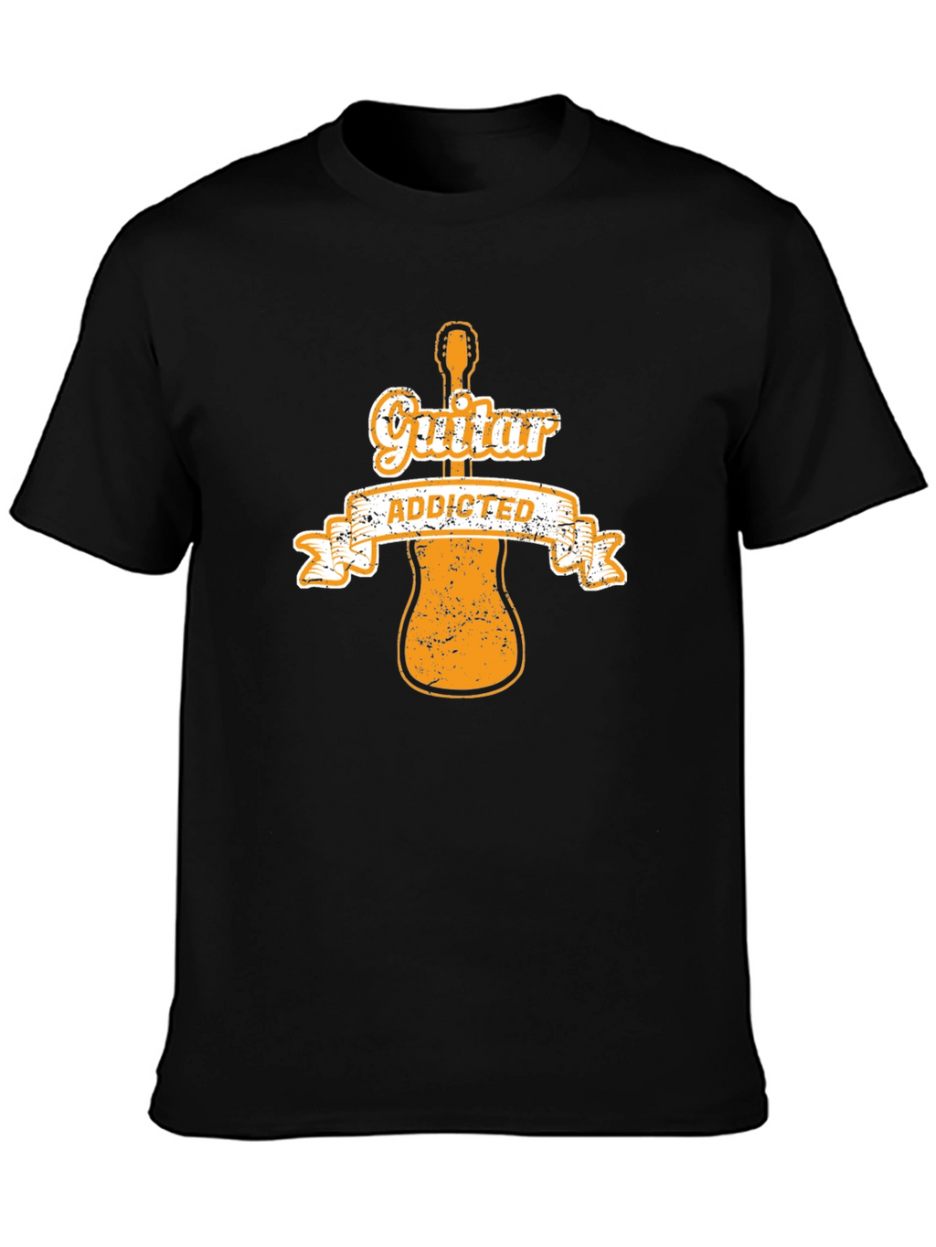 Guitar Addicted Graphic Tee - Musician T-Shirt