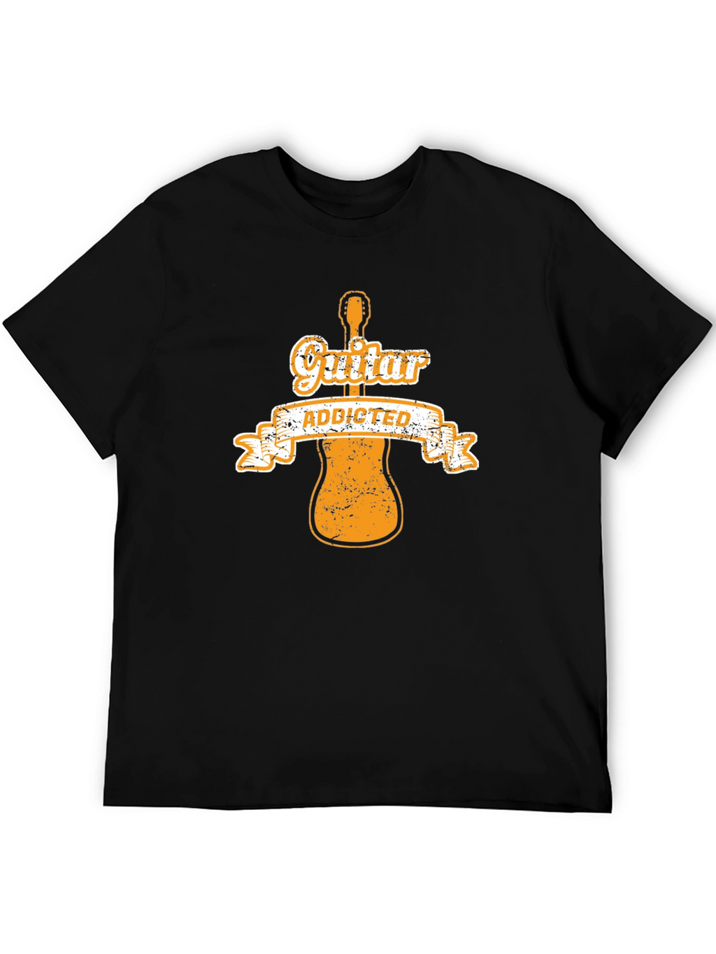 Guitar Addicted Graphic Tee - Musician T-Shirt