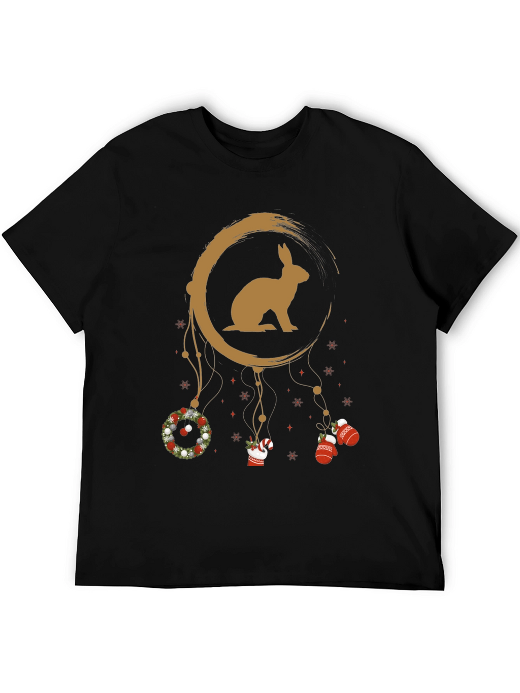 Festive Rabbit Dreamcatcher Graphic Tee