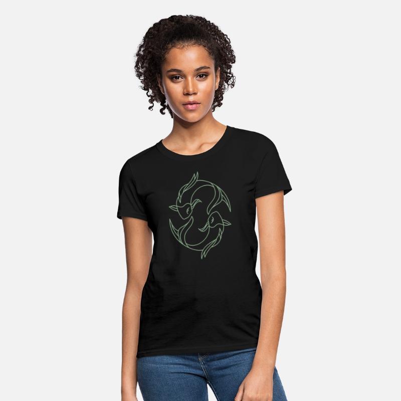 Yin Yang Zodiac Pisces Sign Symbol Stars Align