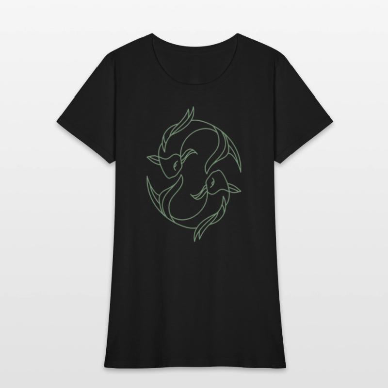 Yin Yang Zodiac Pisces Sign Symbol Stars Align