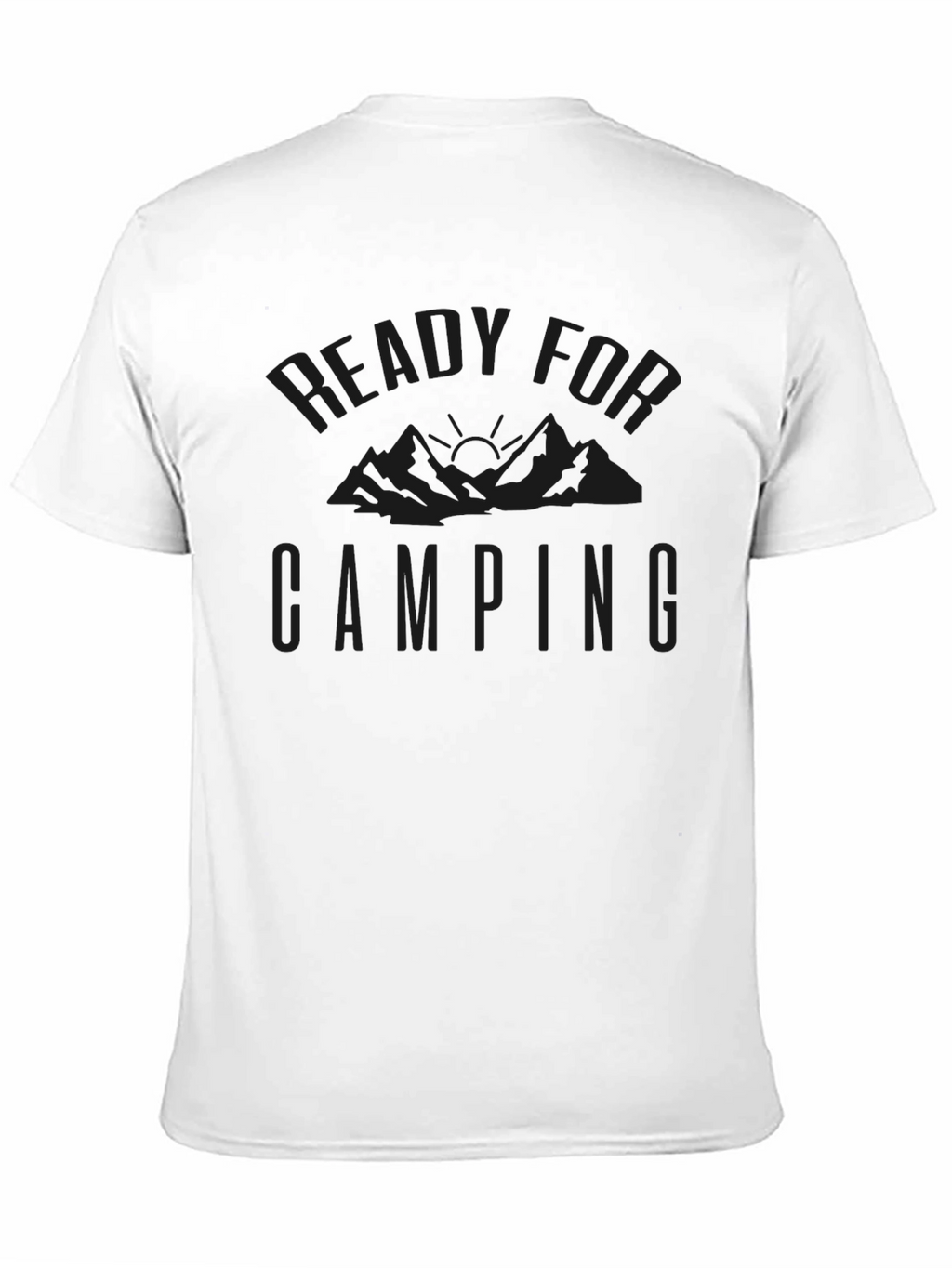 Ready For Camping Black T-Shirt