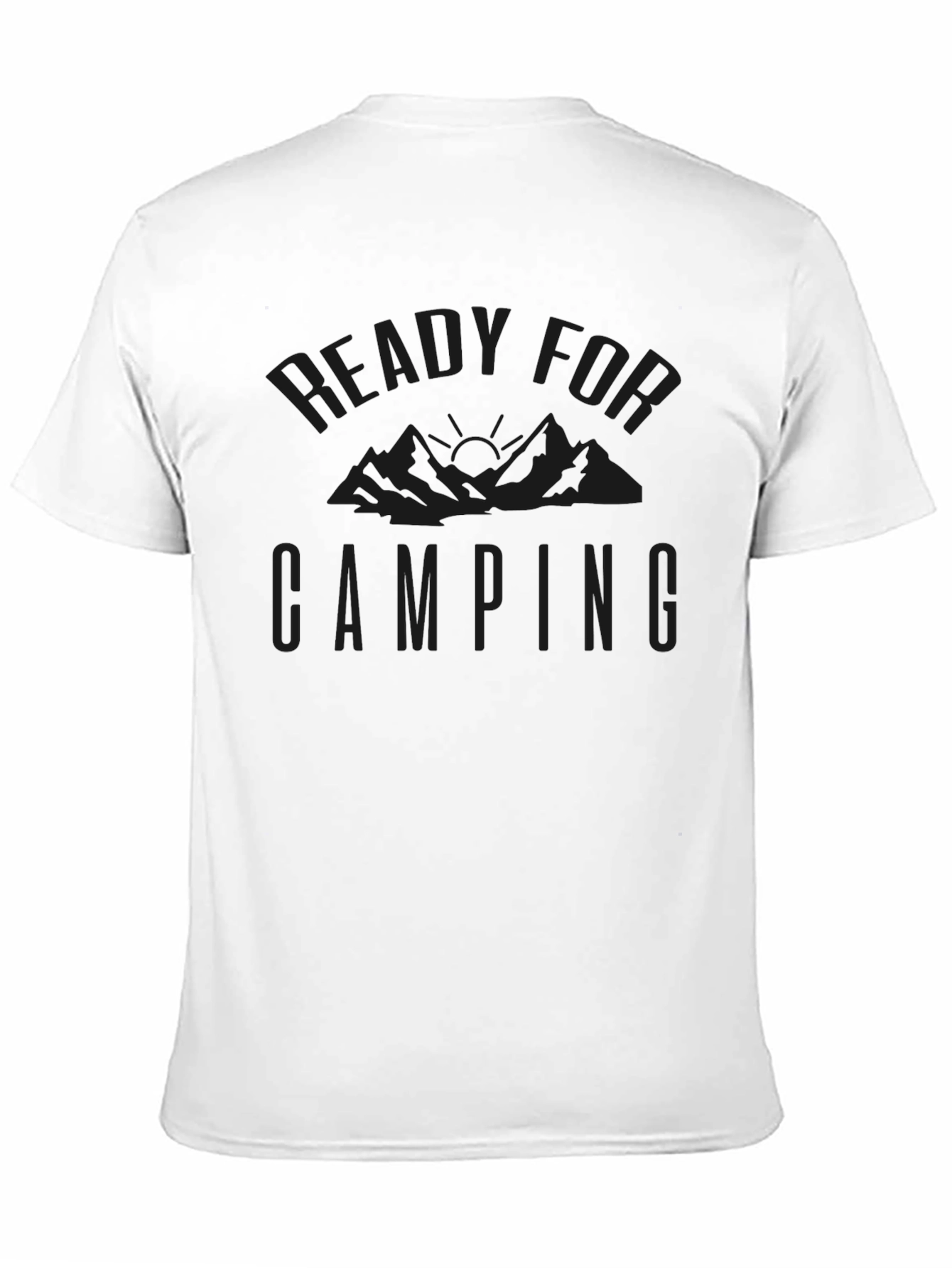 Ready For Camping Black T-Shirt