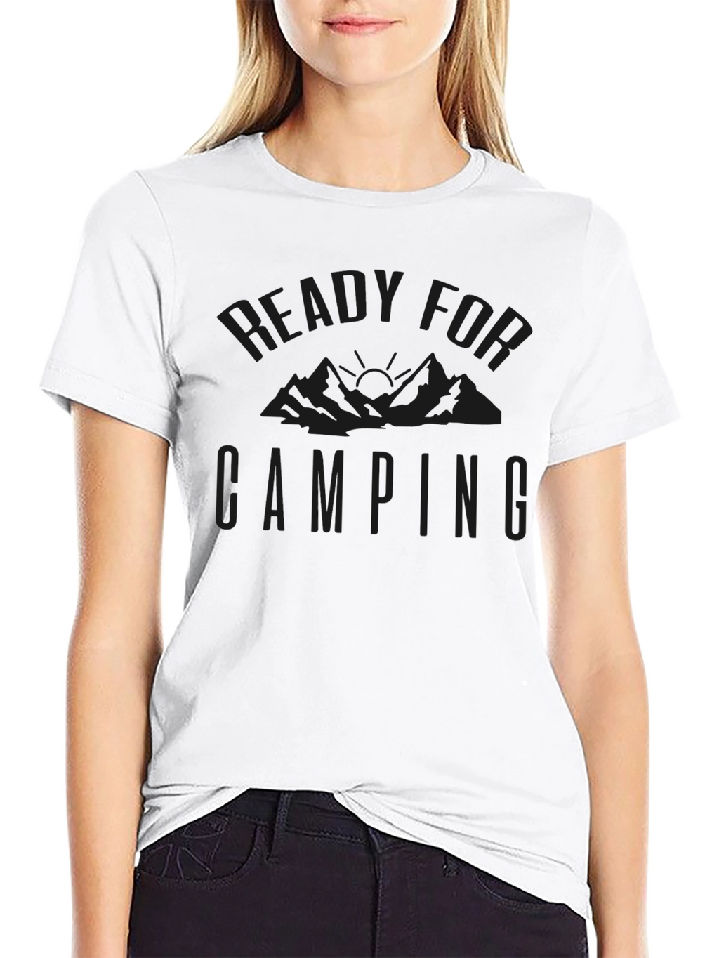 Ready For Camping Black T-Shirt