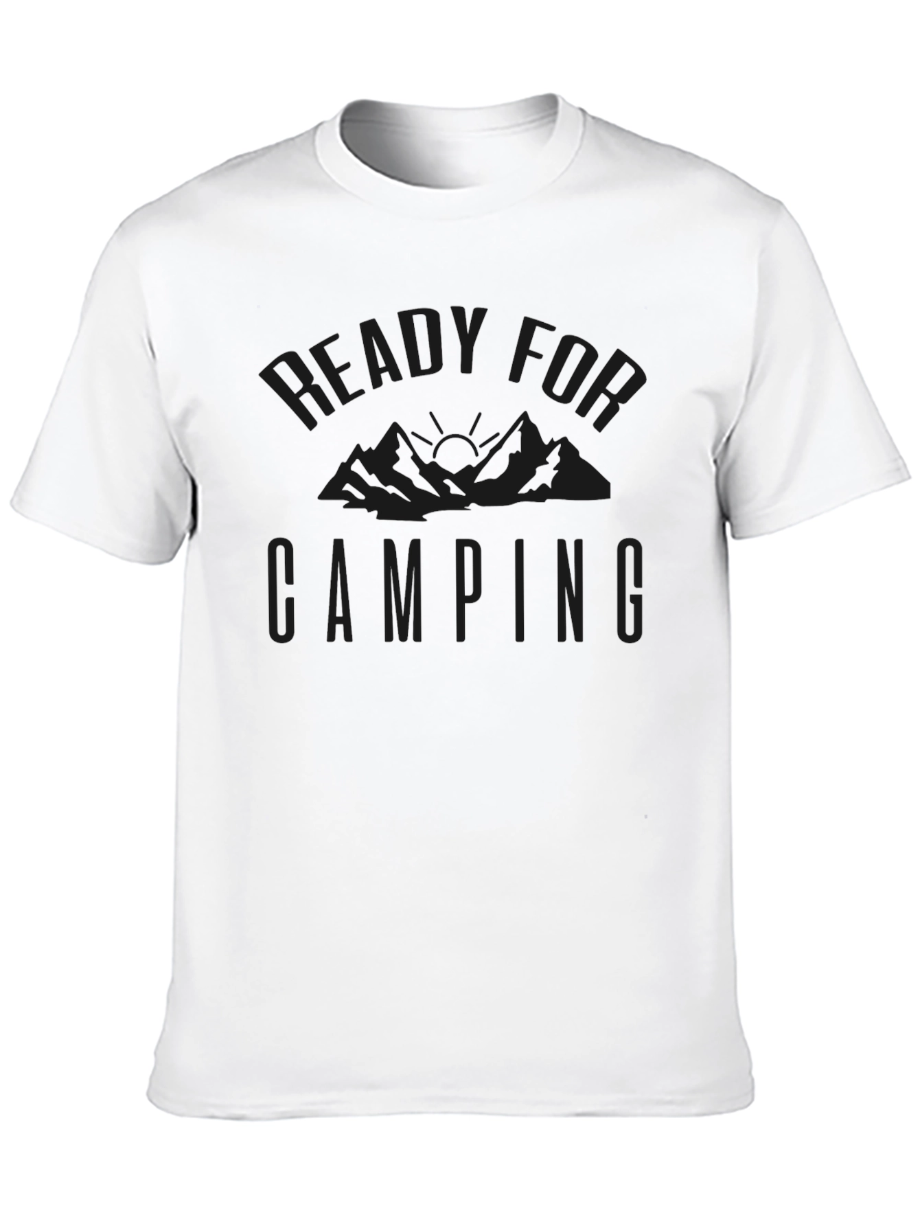 Ready For Camping Black T-Shirt