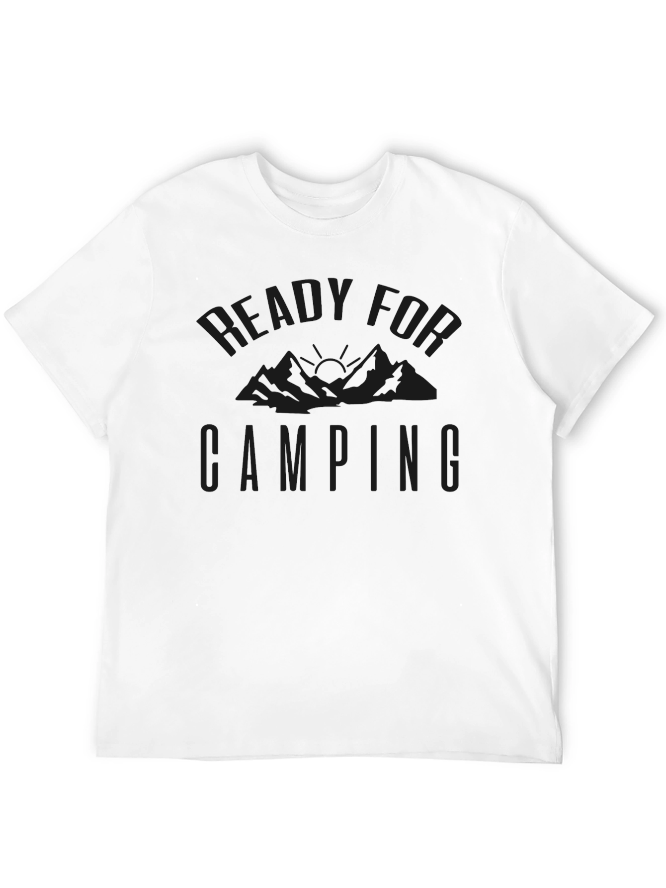 Ready For Camping Black T-Shirt