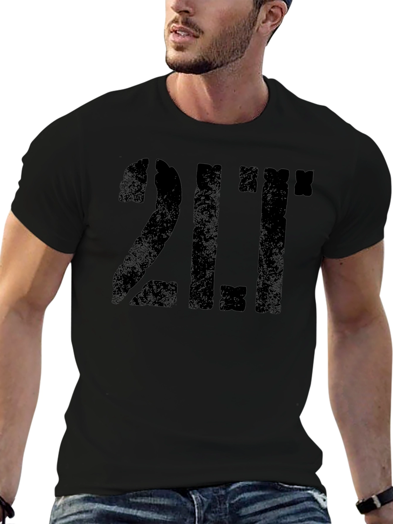 2LT Distressed Graphic T-Shirt
