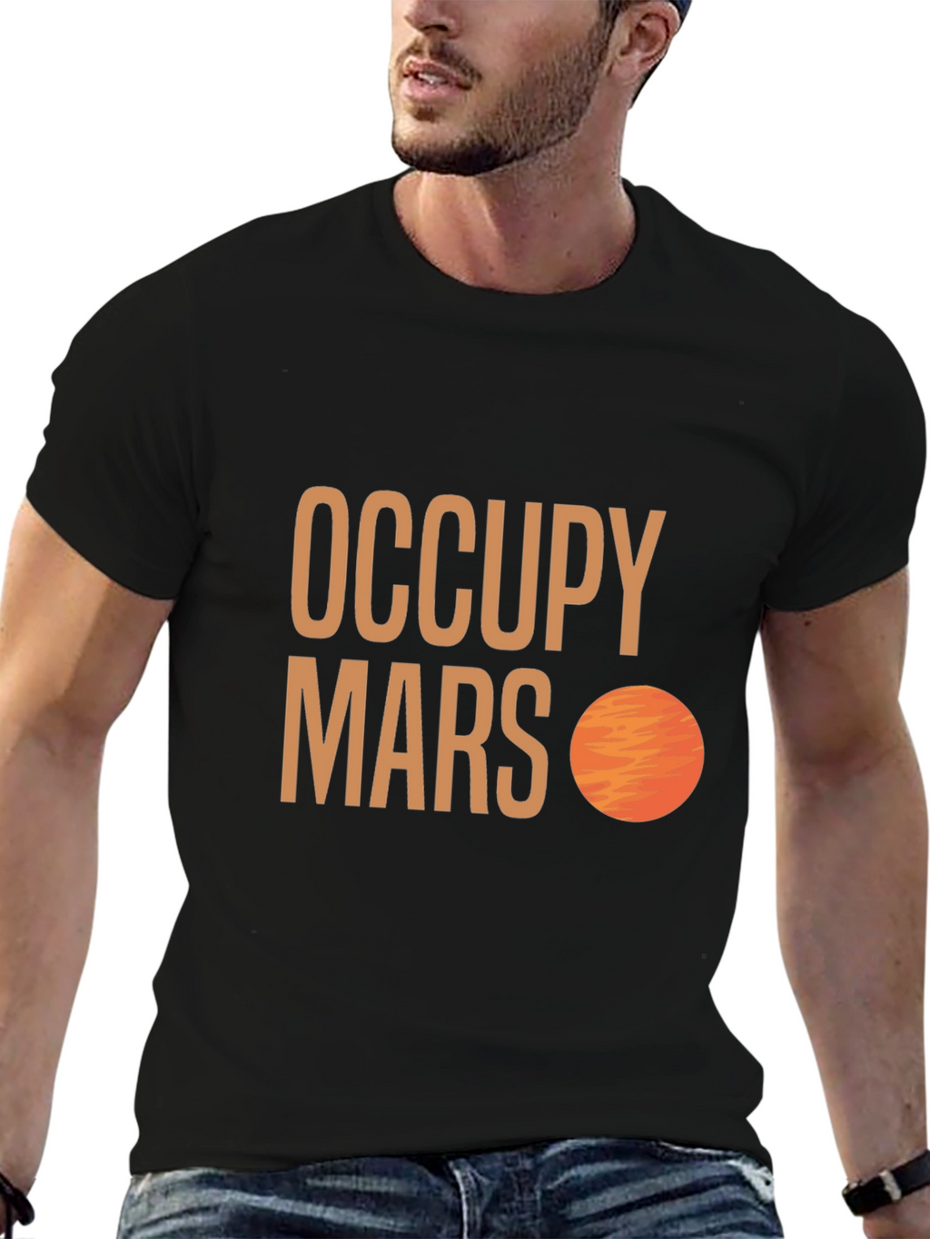 Occupy Mars Graphic T-Shirt - Sci-Fi Space Tee