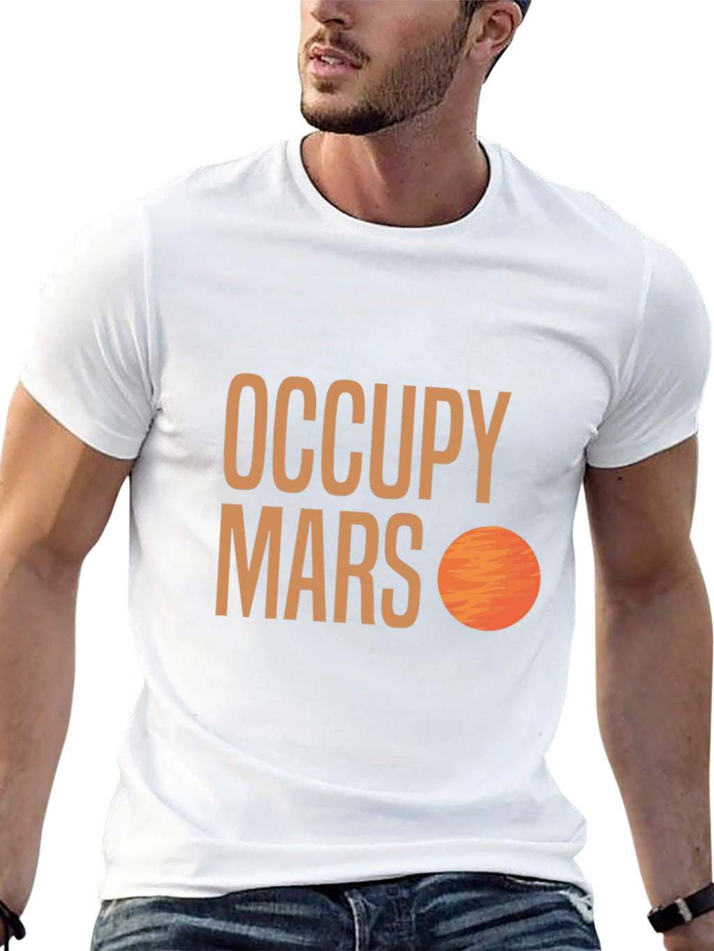 Occupy Mars Graphic T-Shirt - Sci-Fi Space Tee