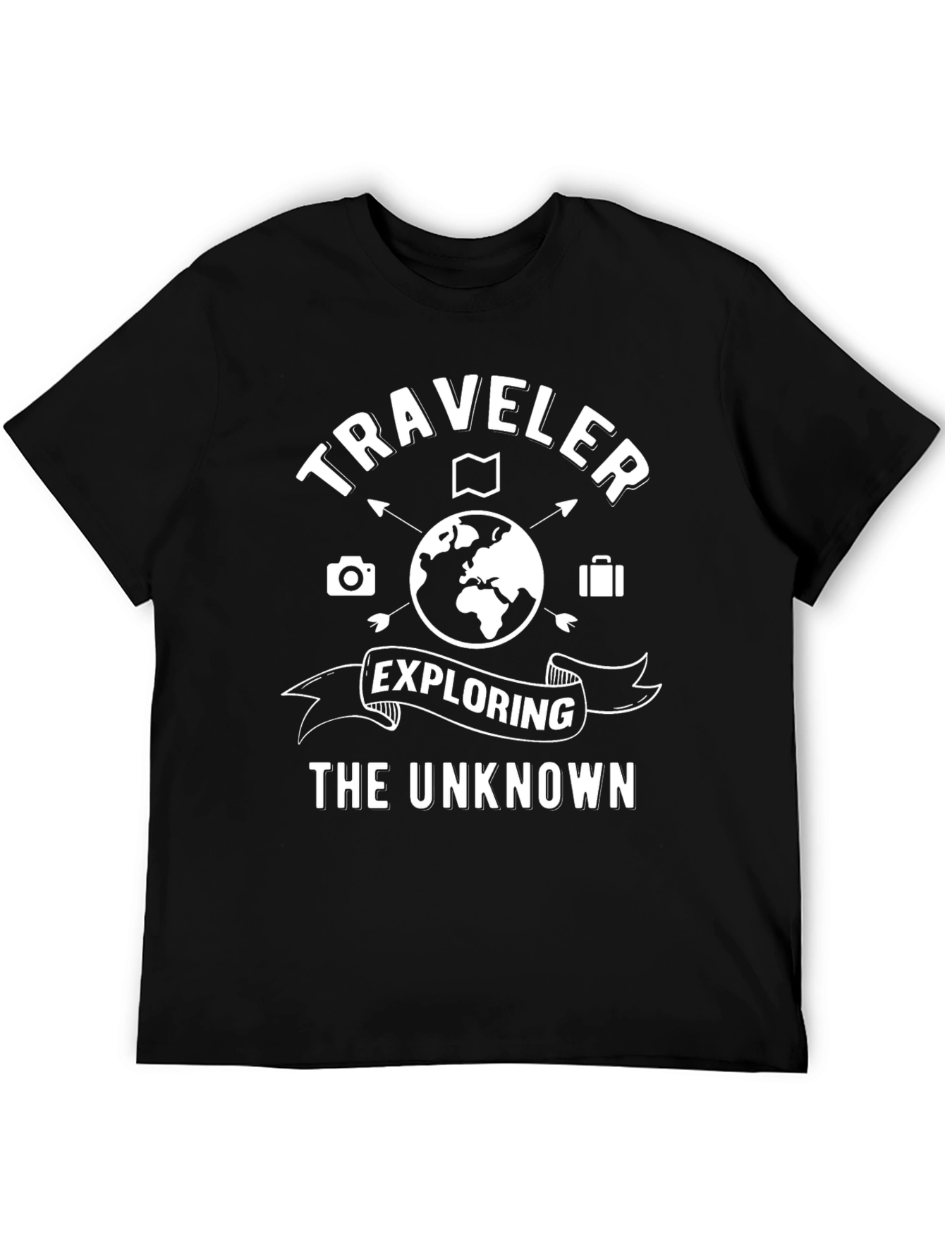 Traveler Exploring the Unknown Graphic T-Shirt