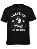 Traveler Exploring the Unknown Graphic T-Shirt