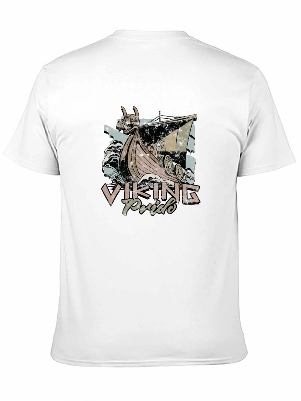 Viking Pride Graphic Tee - Black Cotton T-Shirt