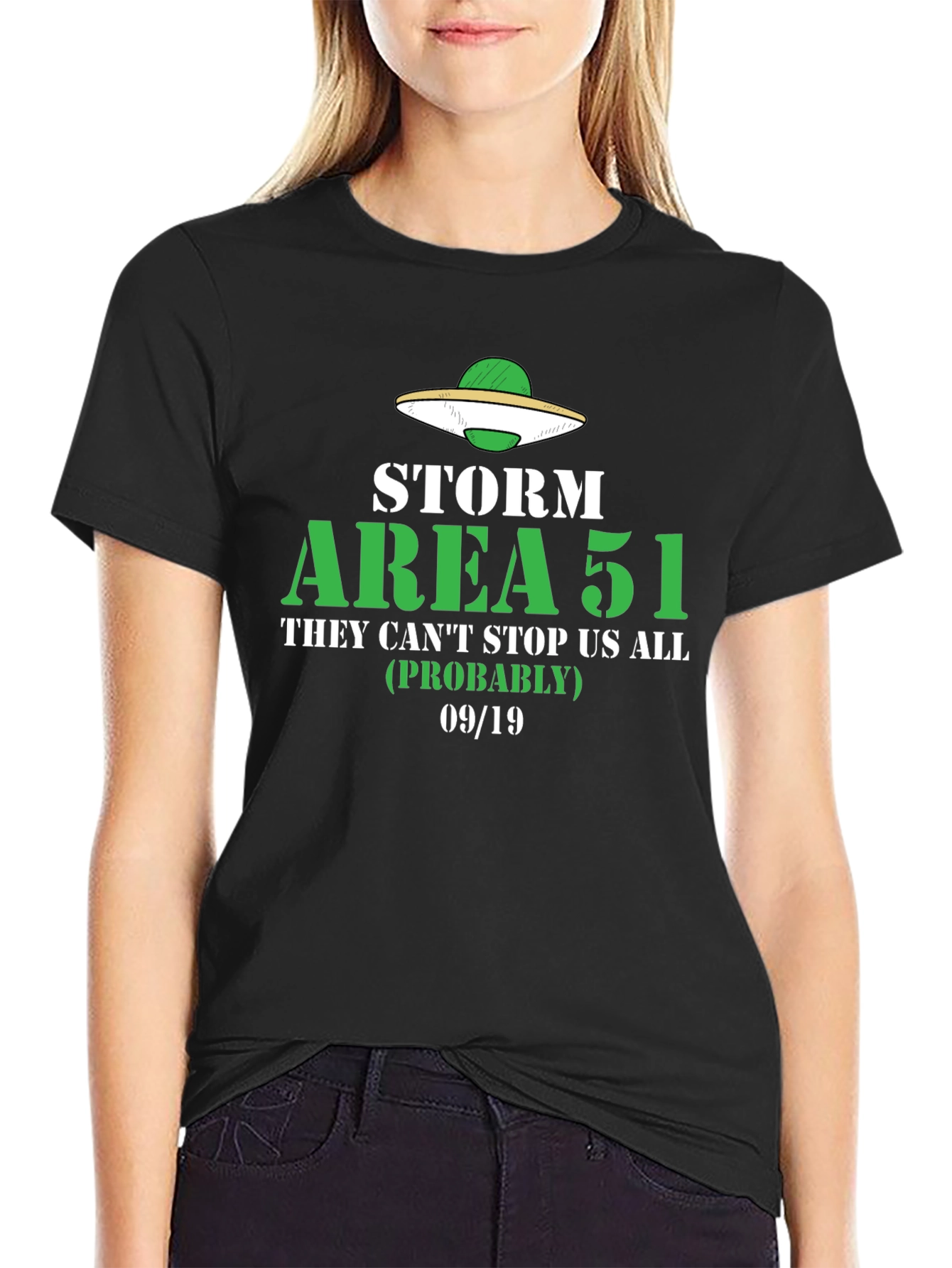 Storm Area 51 T-Shirt - They Cant Stop Us All
