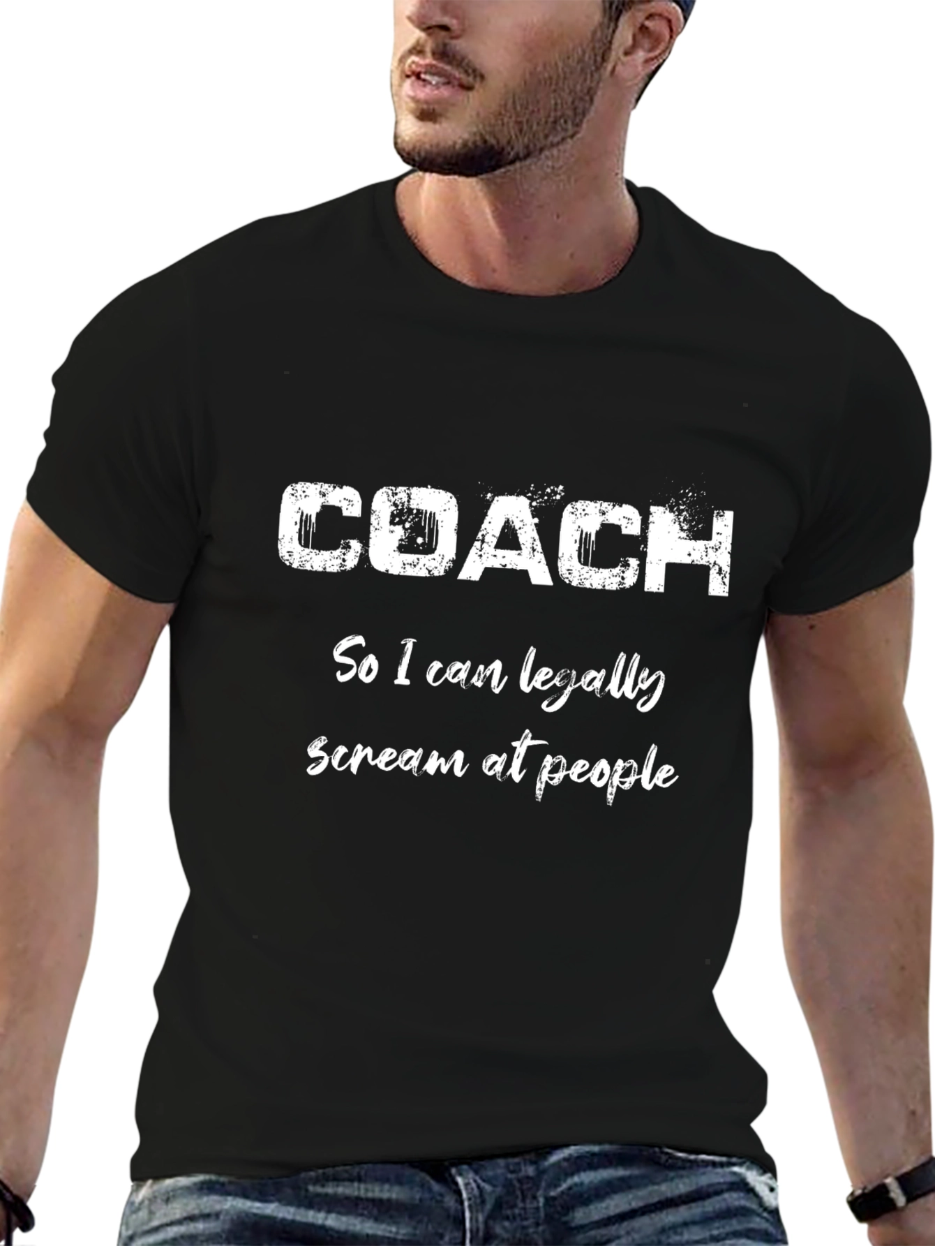 Funny Coach T-Shirt: Scream At People Tee