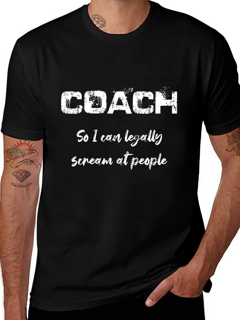 Funny Coach T-Shirt: Scream At People Tee