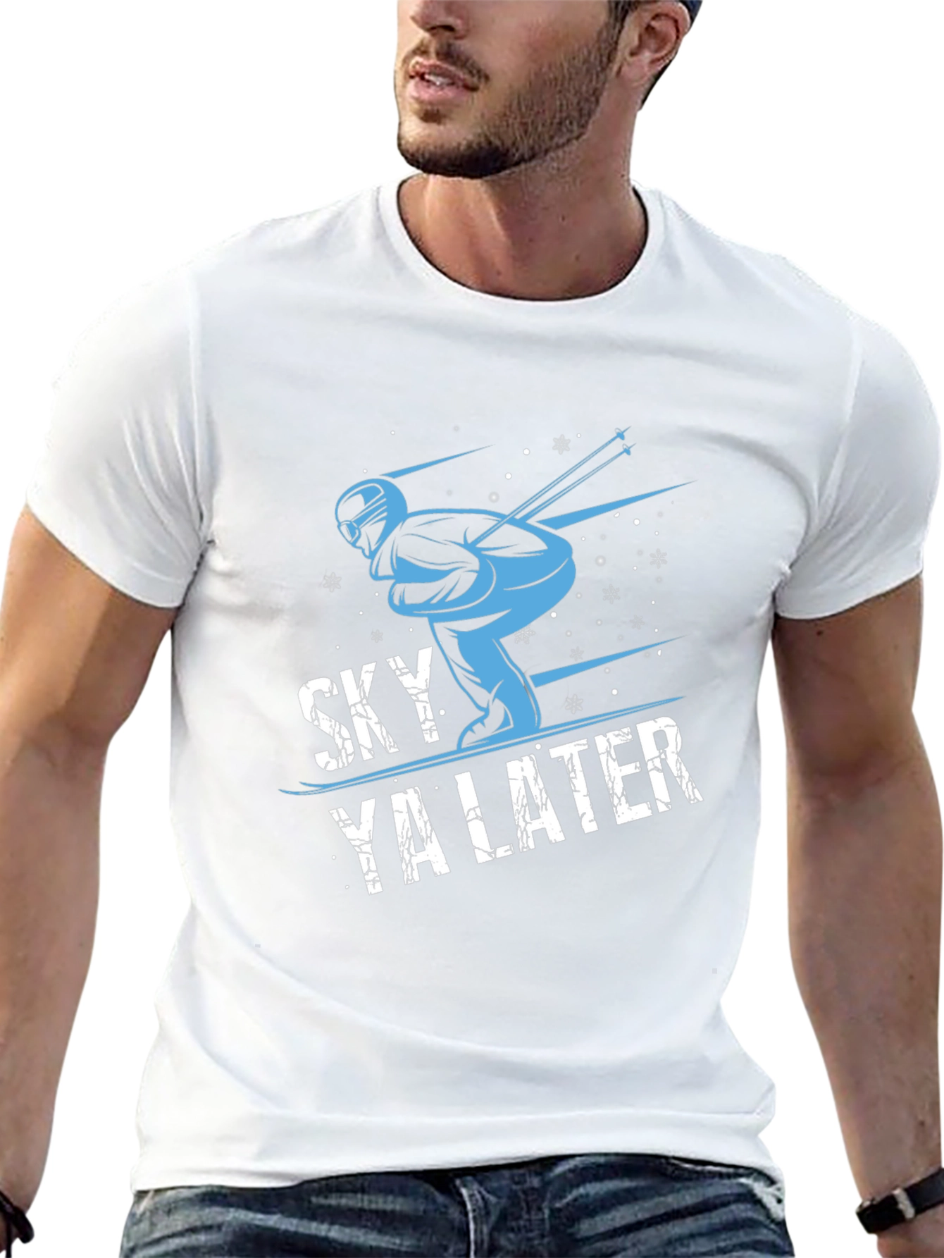 Sky Ya Later Graphic Tee - Skiing T-Shirt