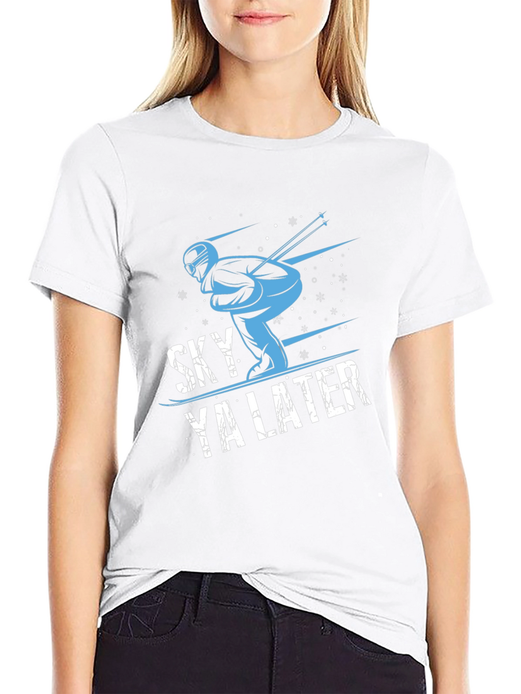 Sky Ya Later Graphic Tee - Skiing T-Shirt