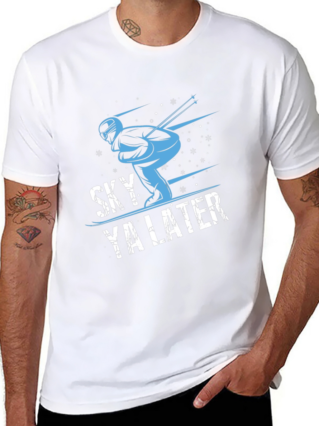 Sky Ya Later Graphic Tee - Skiing T-Shirt