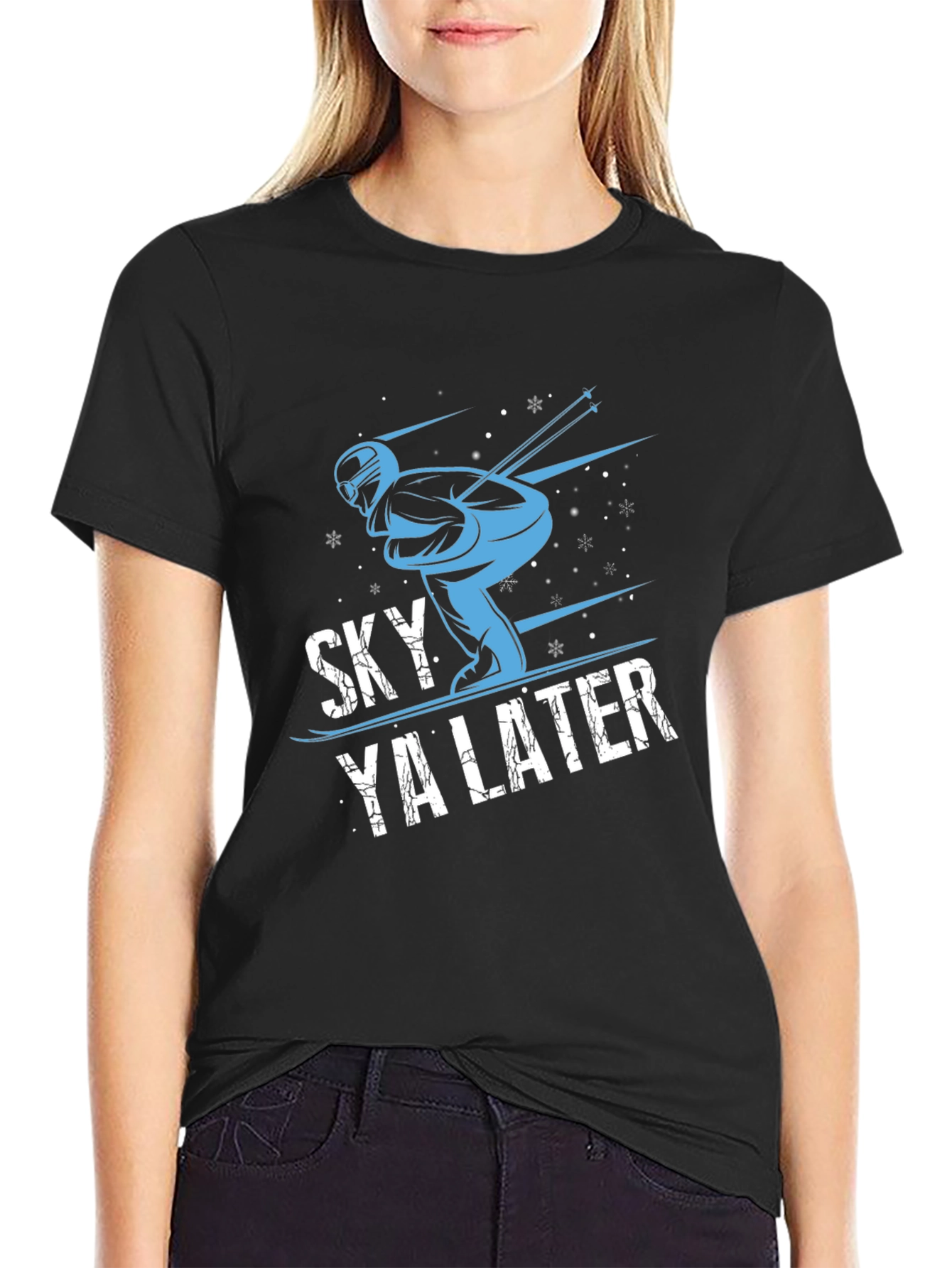 Sky Ya Later Graphic Tee - Skiing T-Shirt