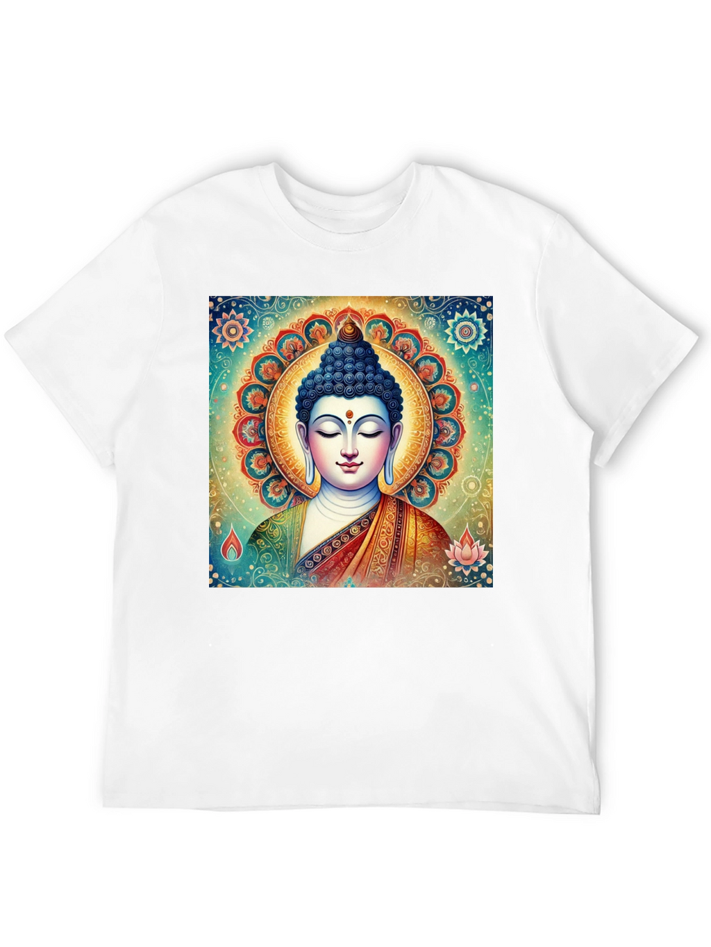 Buddha Graphic Tee - Spiritual Art Shirt