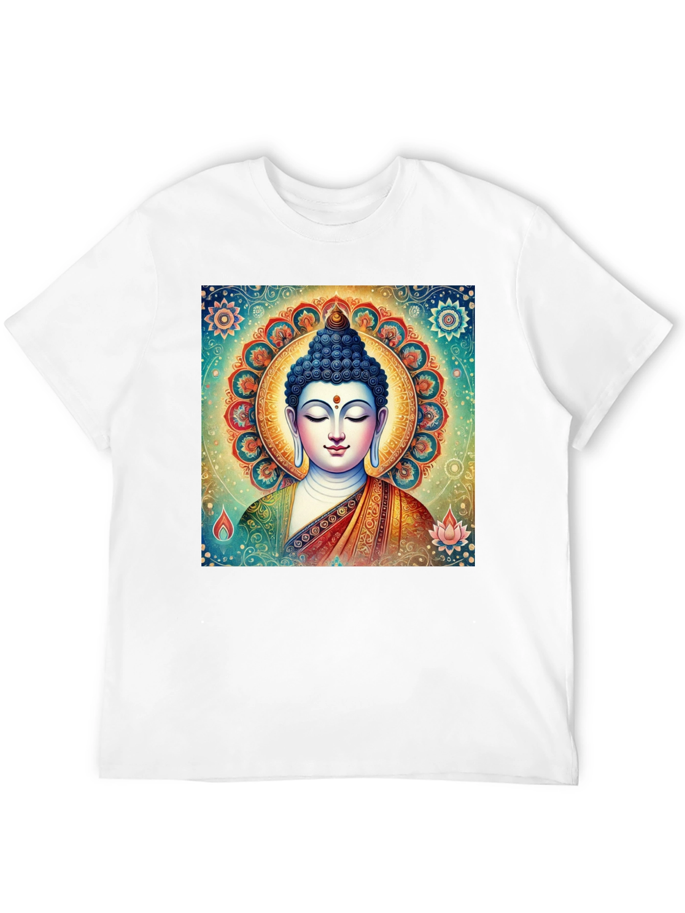 Buddha Graphic Tee - Spiritual Art Shirt