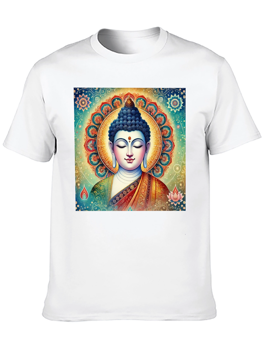 Buddha Graphic Tee - Spiritual Art Shirt