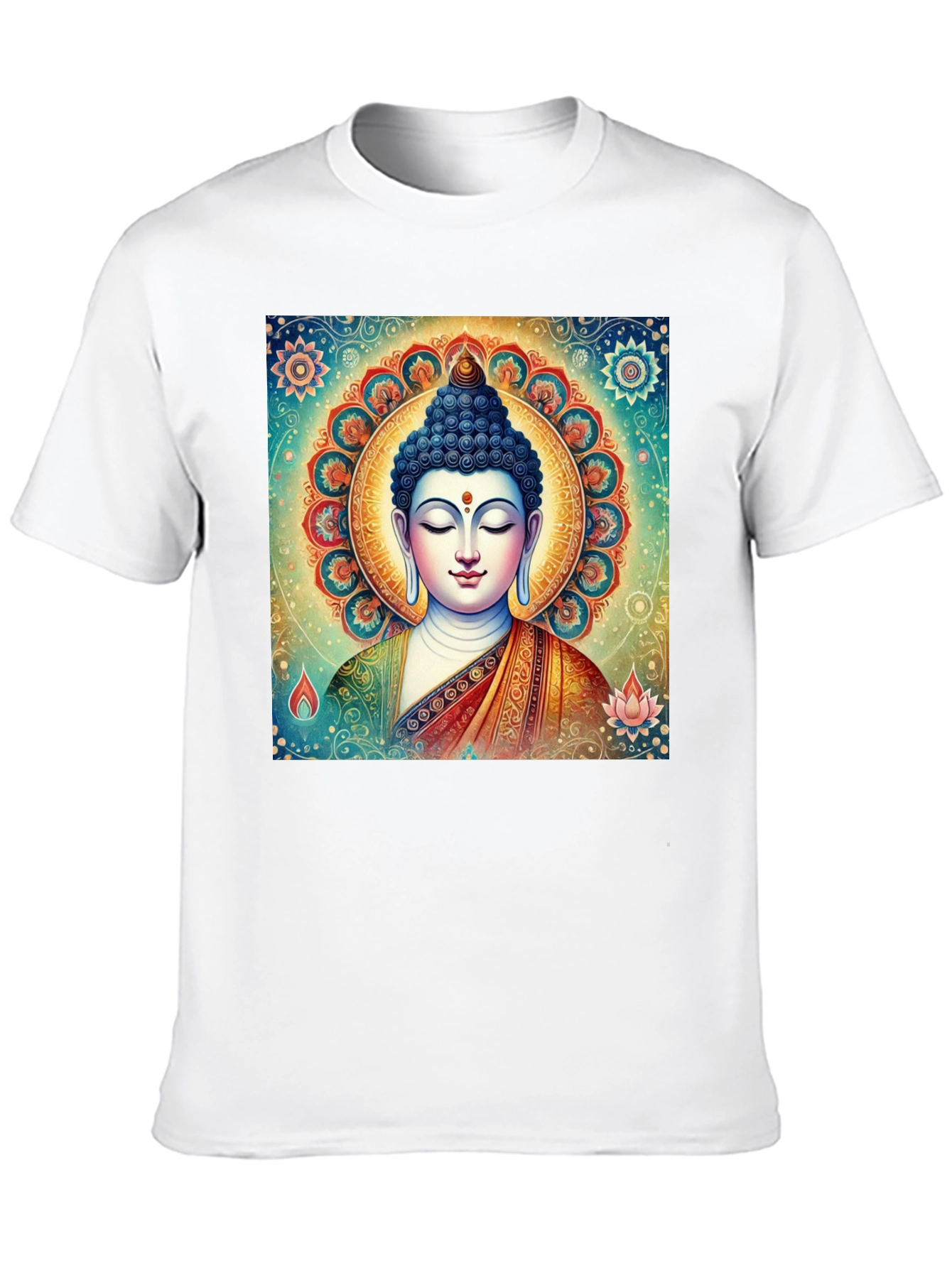 Buddha Graphic Tee - Spiritual Art Shirt