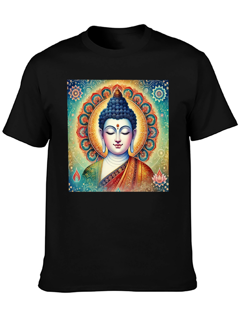 Buddha Graphic Tee - Spiritual Art Shirt