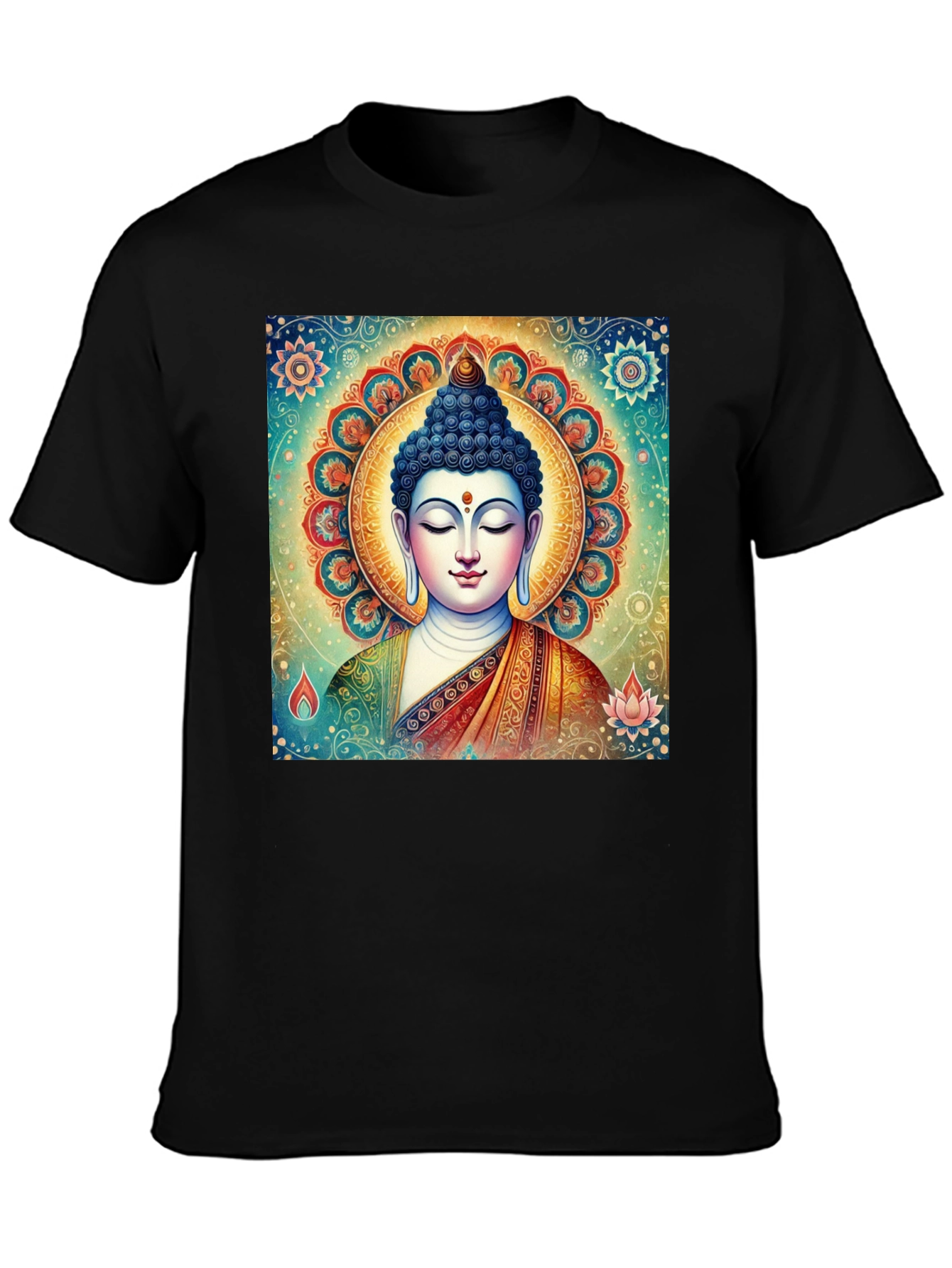 Buddha Graphic Tee - Spiritual Art Shirt