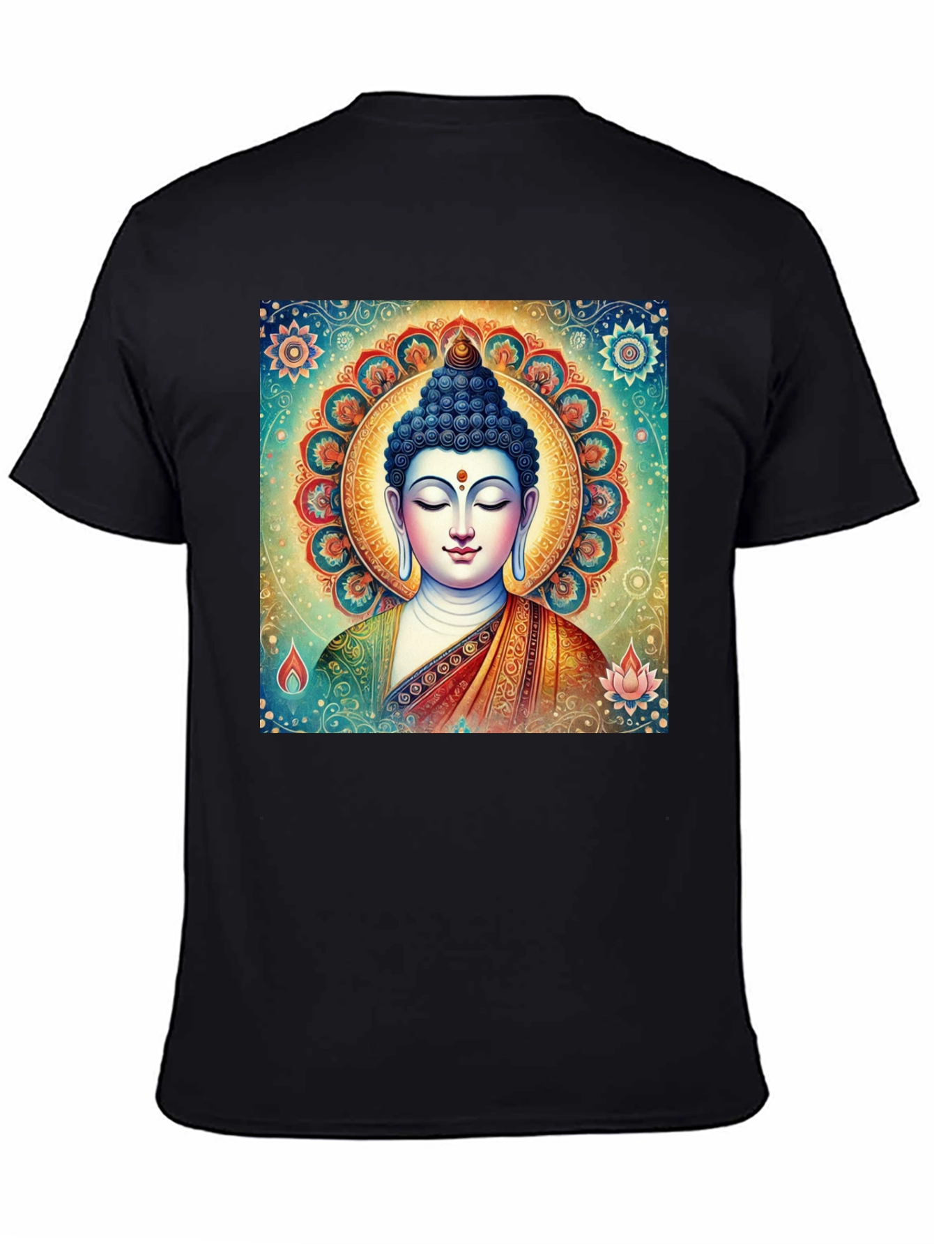 Buddha Graphic Tee - Spiritual Art Shirt