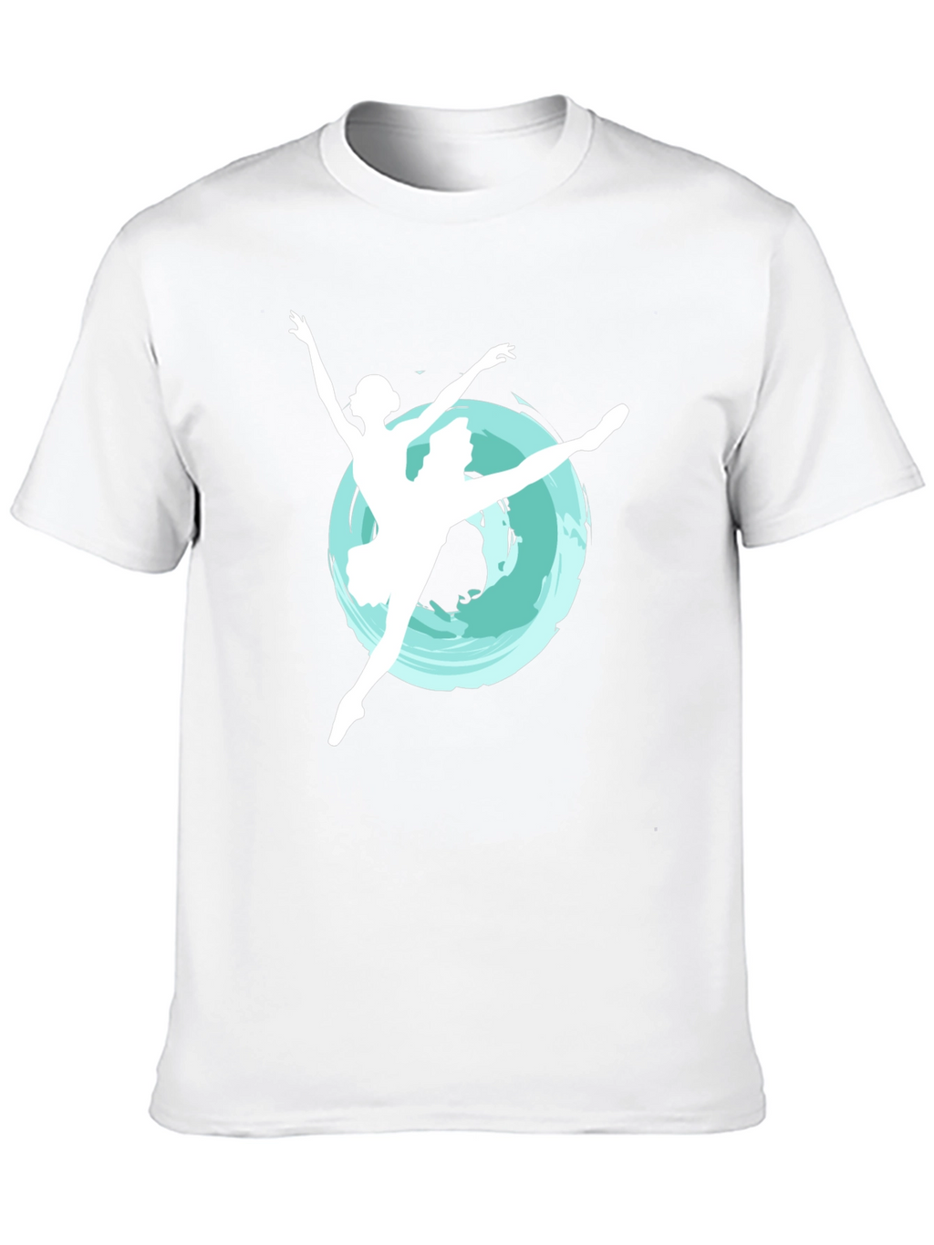 Ballerina Graphic Tee - Elegant Dance Shirt