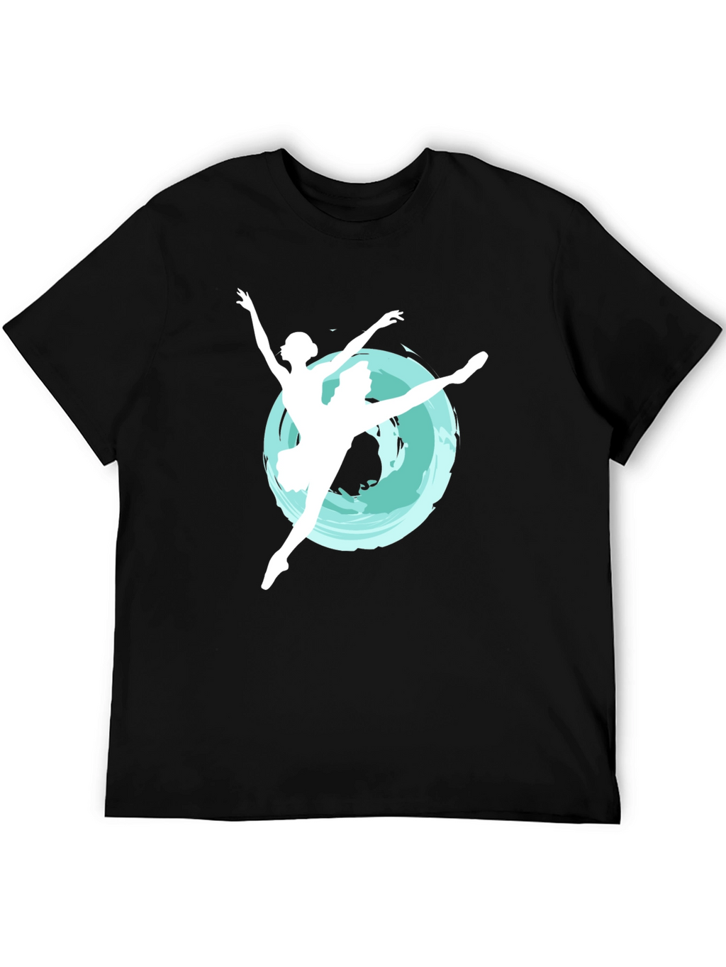 Ballerina Graphic Tee - Elegant Dance Shirt