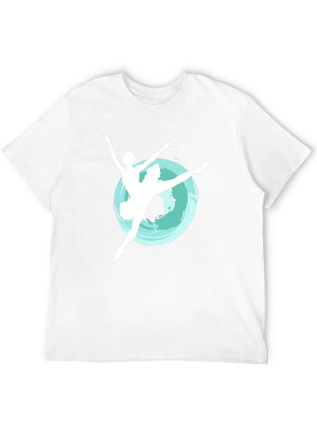 Ballerina Graphic Tee - Elegant Dance Shirt