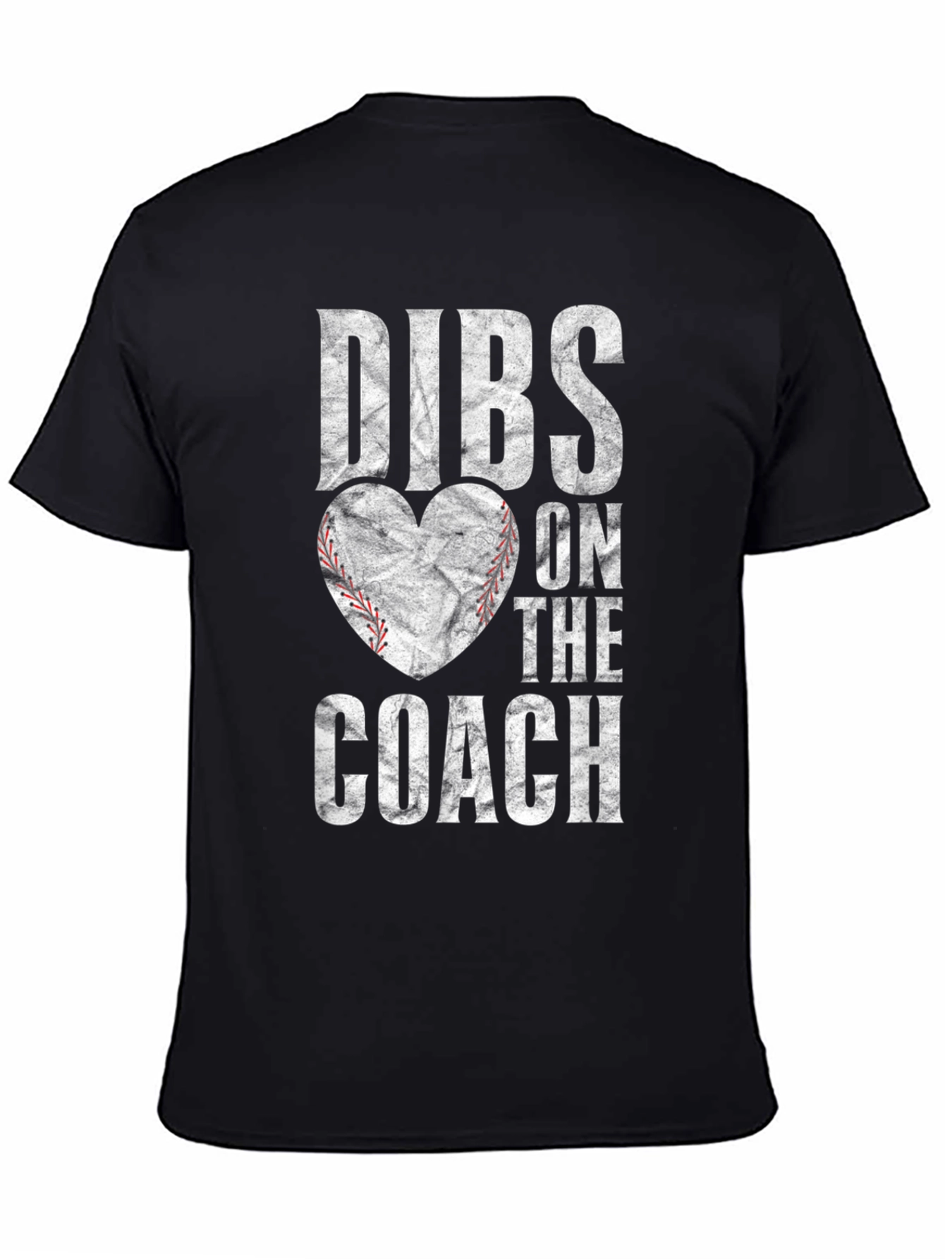 Dibs On The Coach T-Shirt - Baseball Heart Tee