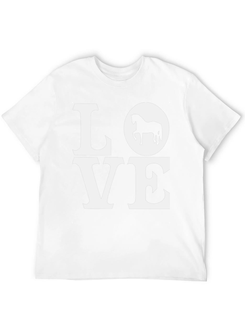 Love Horses Black Graphic Tee