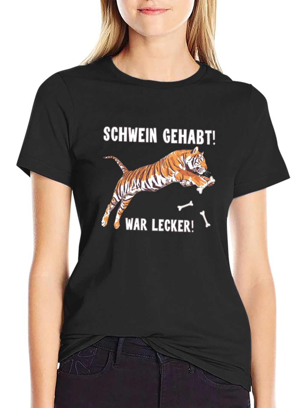 Schwein Gehabt Tiger Graphic Tee