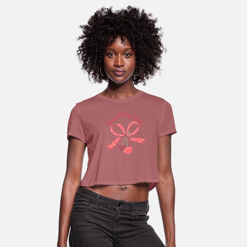 You're Cherry Sweet Cute Cherry Bow Pun T-Shirt