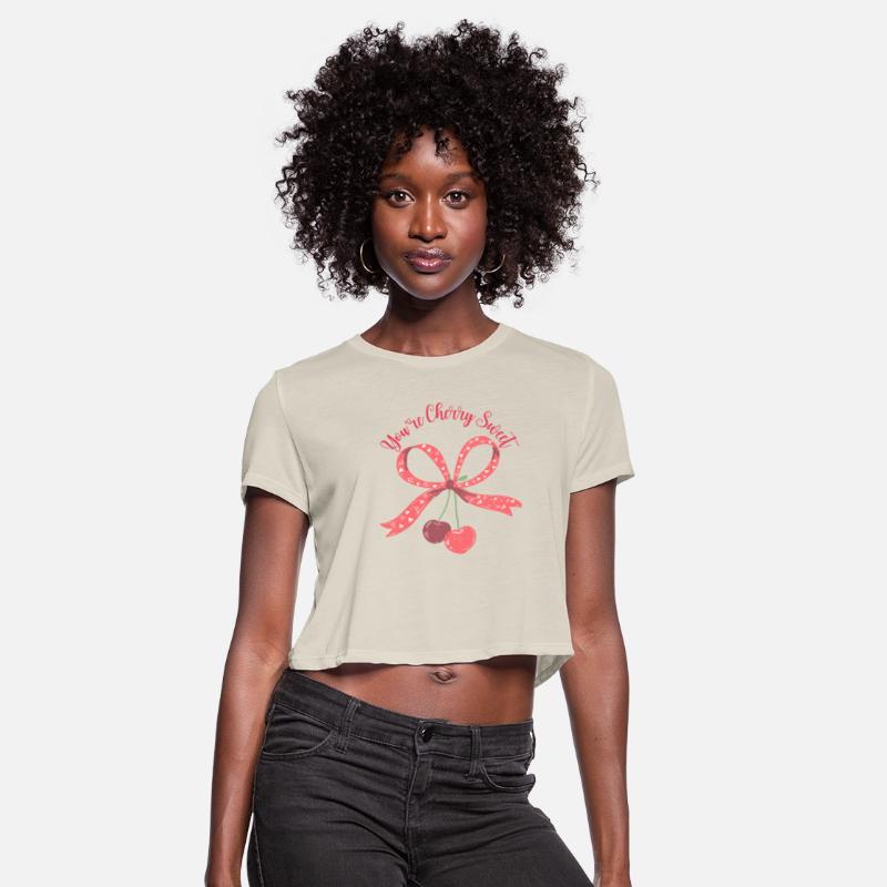 You're Cherry Sweet Cute Cherry Bow Pun T-Shirt