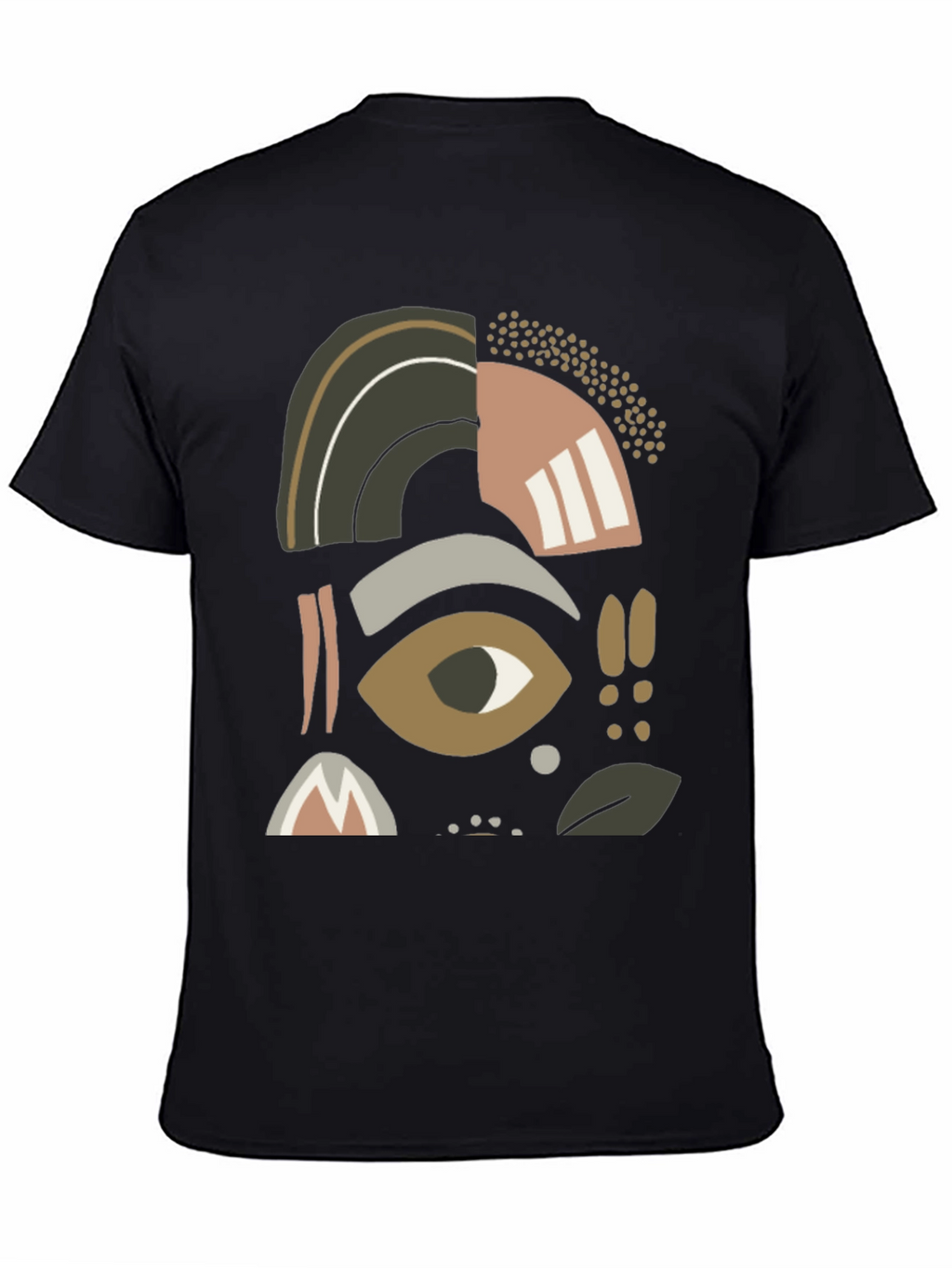 Abstract Graphic Print Tee - Casual Comfort