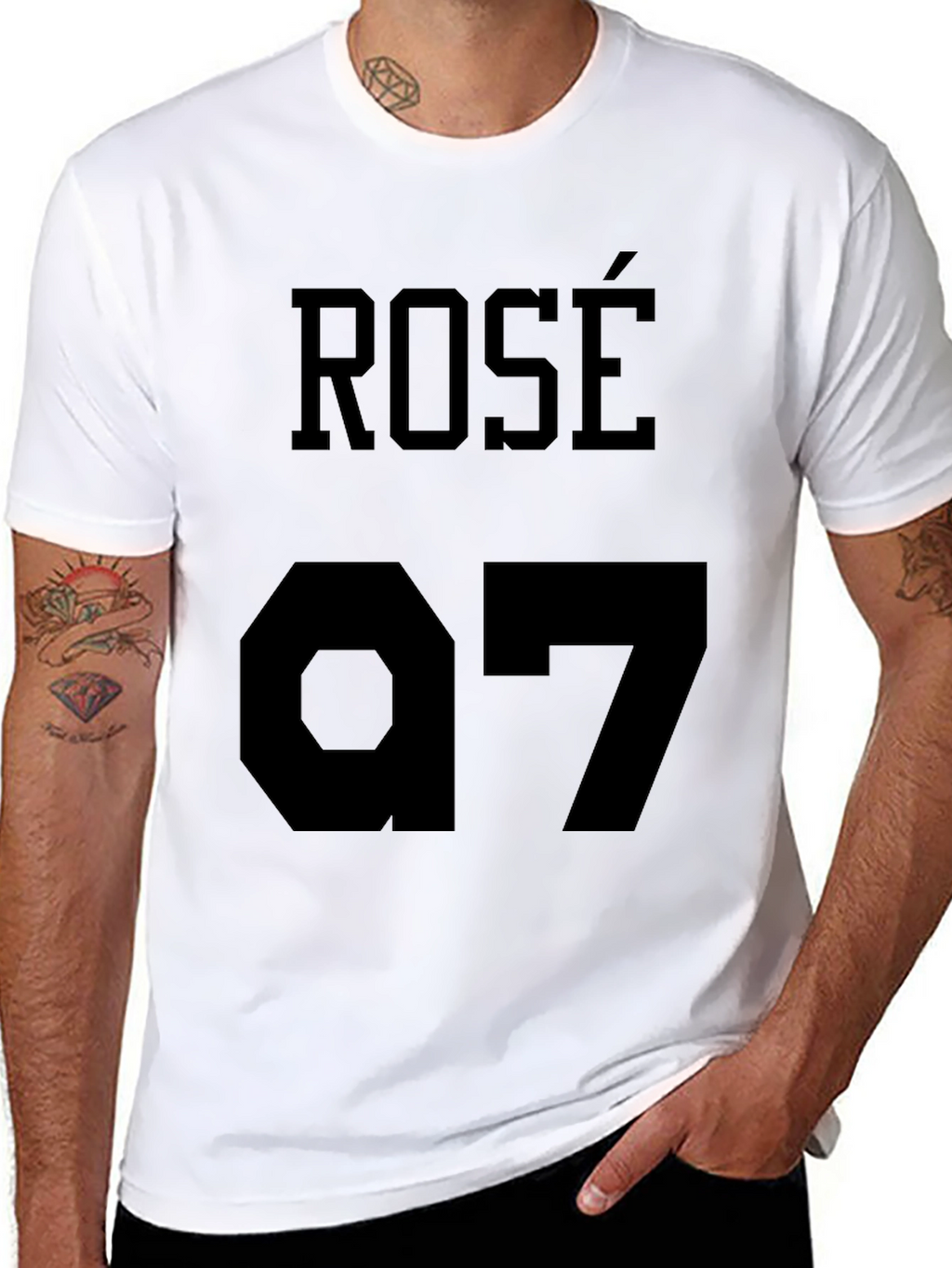 Rosé 97 Black T-Shirt