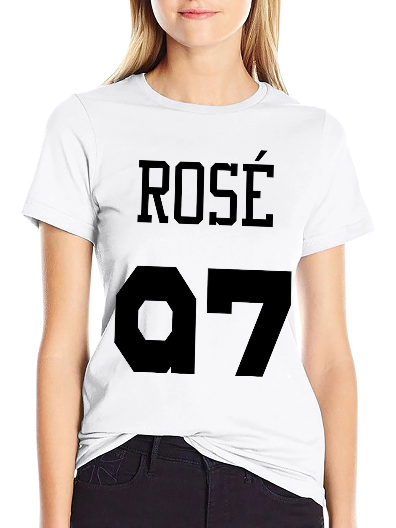 Rosé 97 Black T-Shirt