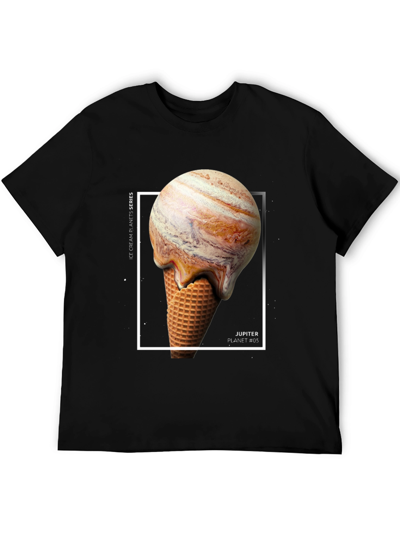 Jupiter Ice Cream Planets T-Shirt - Unique Graphic Tee
