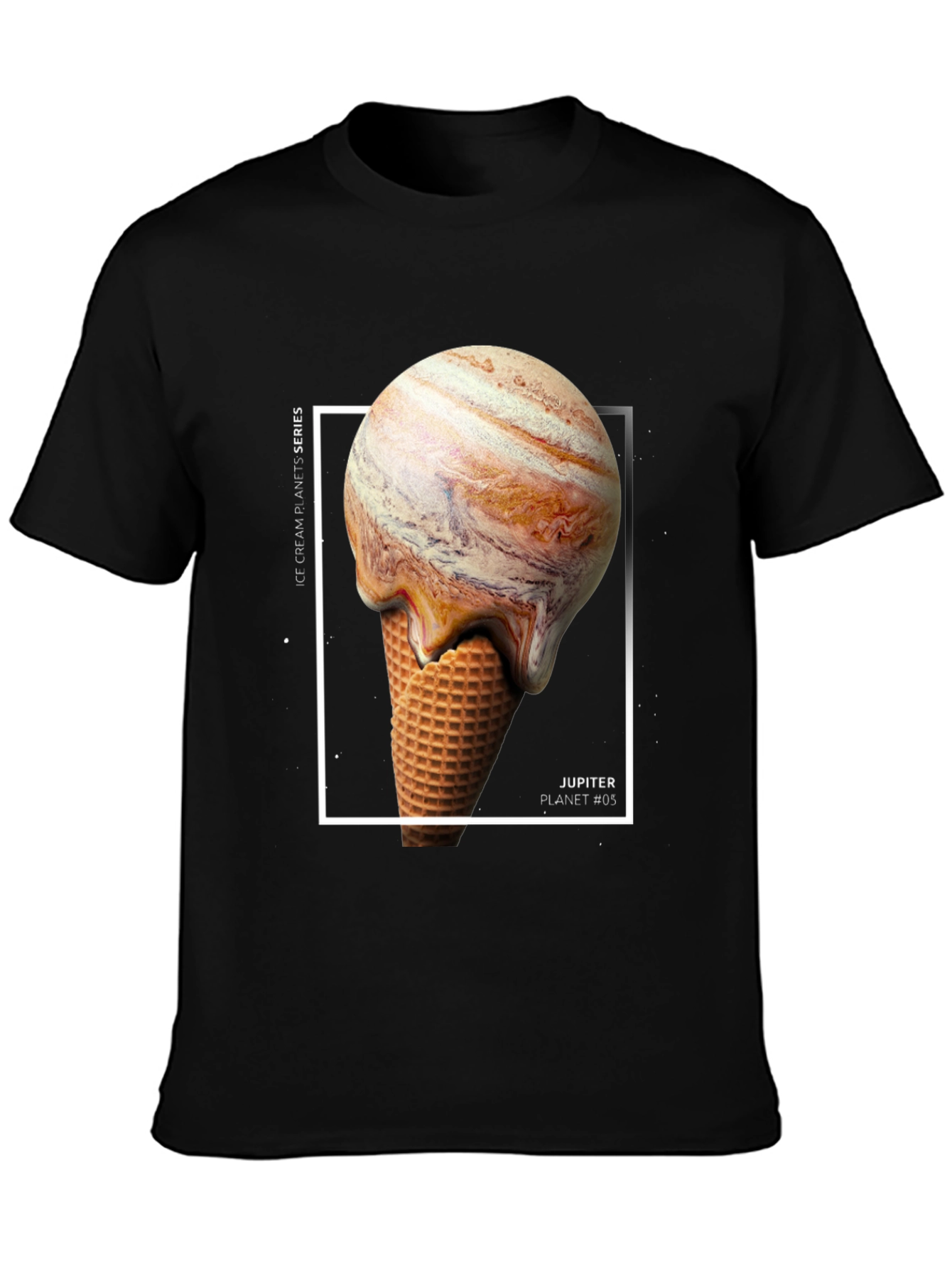 Jupiter Ice Cream Planets T-Shirt - Unique Graphic Tee