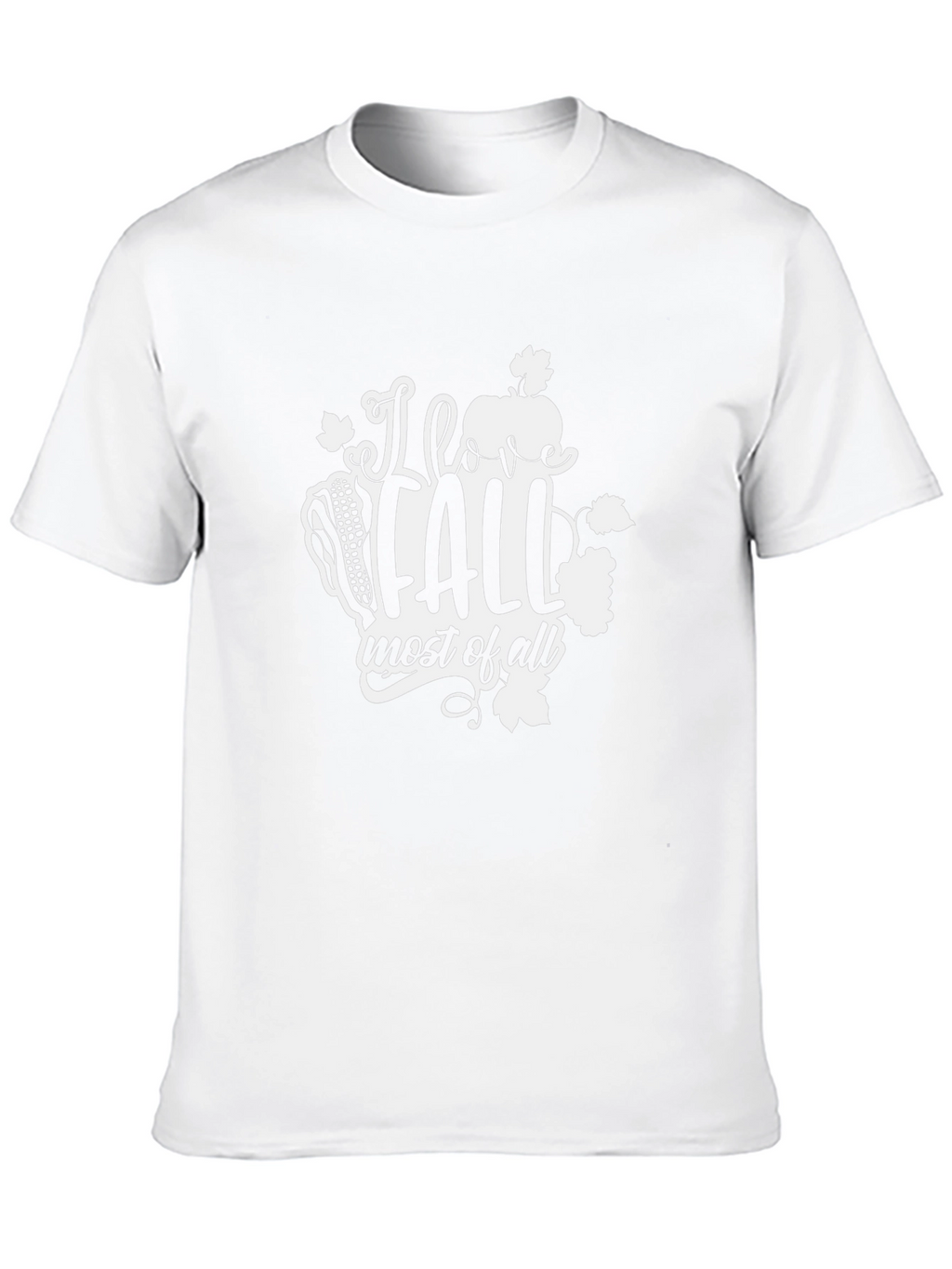 I Love Fall T-Shirt - Autumn Graphic Tee